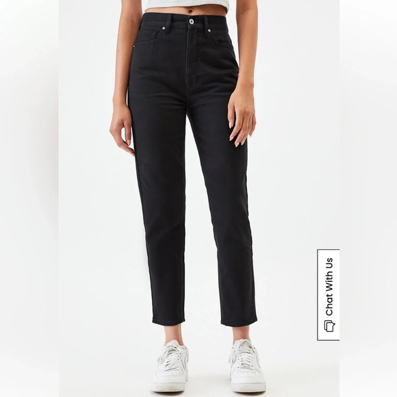 Playboy By PacSun Black Ultra High Waisted Slim Fit Jeans - Picture 2 of 11